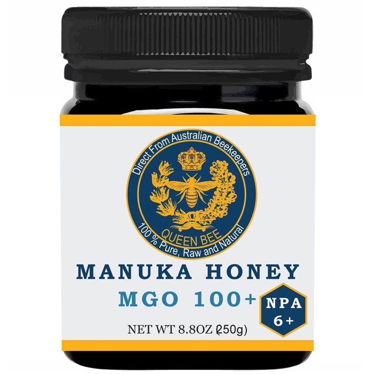 Manuka Honey MGO 100+ - Pure, Natural Honey with Mild Antibacterial Properties from Australia