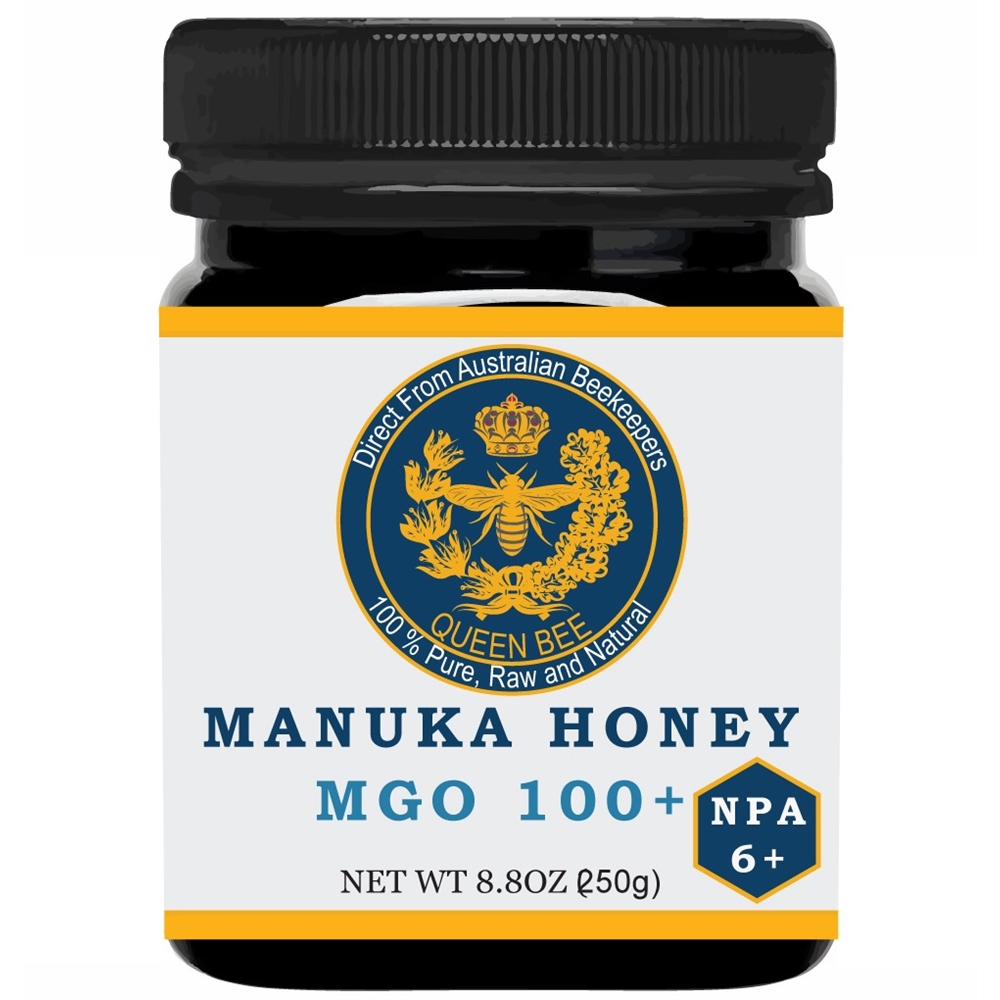 Manuka Honey MGO 100+ - Pure, Natural Honey with Mild Antibacterial Properties from Australia