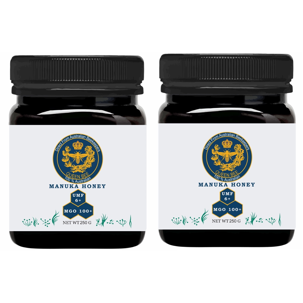 250g Manuka 6+ honey Pack of two